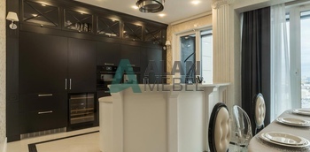 Кухня с барной стойкой 12